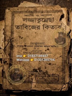 আদি ও আসল লজ্জাতুন্নেছা তাবিজের কিতাব PDF বই