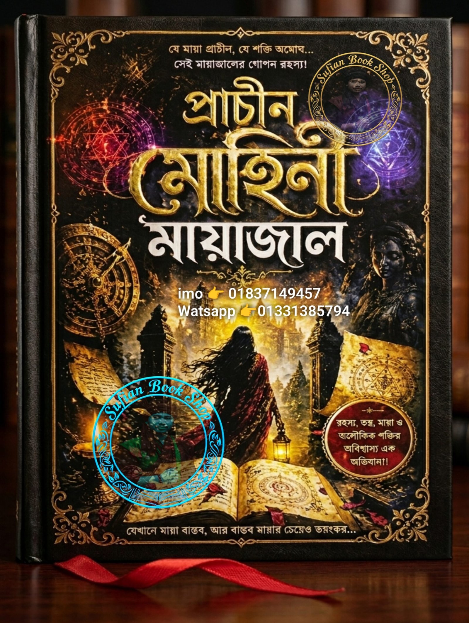 প্রাচীন মোহিনী মায়াজাল চন্দন কাঠের কাগজের কিতাব